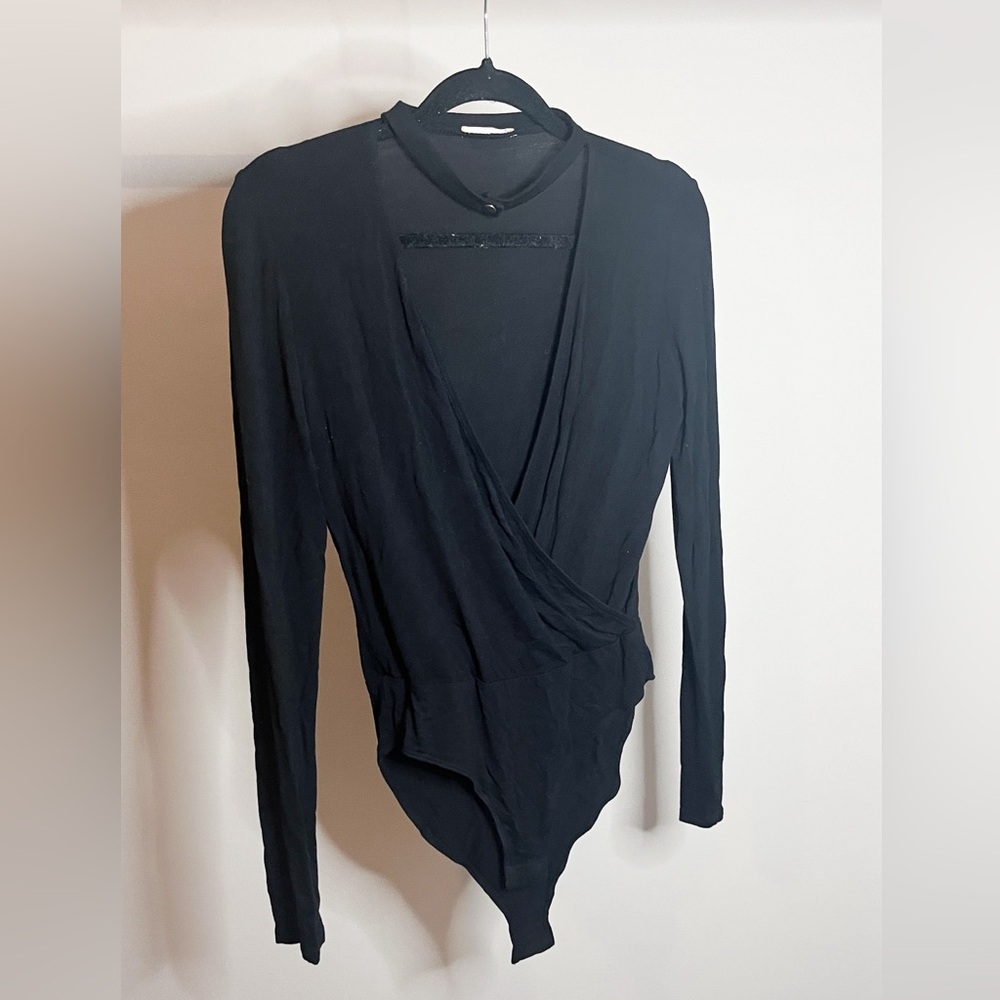 Black Long Sleeve Bodysuit